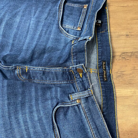 Nudie Grim Tim 36 x 30 Indigo Myth - Picture 2 of 4